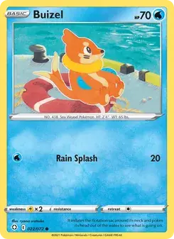Buizel 22/72 Shining Fates Pokémon card