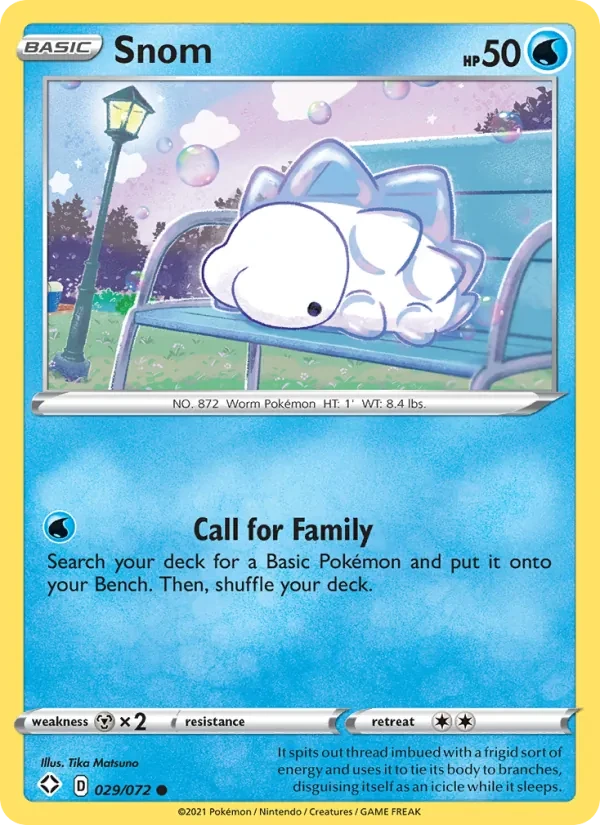 Snom 29/72 Shining Fates Pokémon card