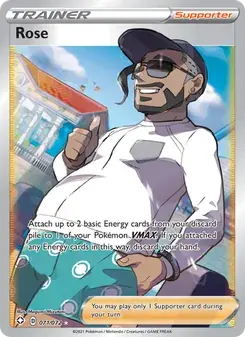 Rose 71/72 Shining Fates Pokémon card