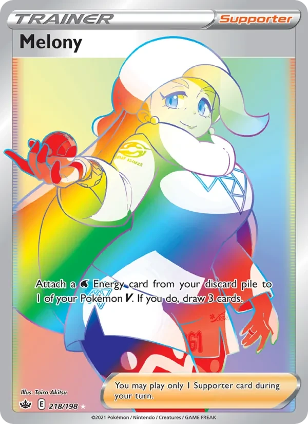 Melony 218/198 Chilling Reign Pokémon card