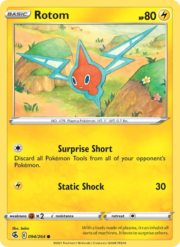 Rotom 94/264 Fusion Strike Pokémon card