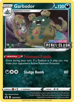 Garbodor SWSH025 SWSH Black Star Promos Pokémon card
