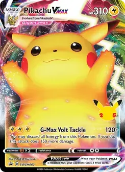Pikachu VMAX SWSH062 SWSH Black Star Promos Pokémon card
