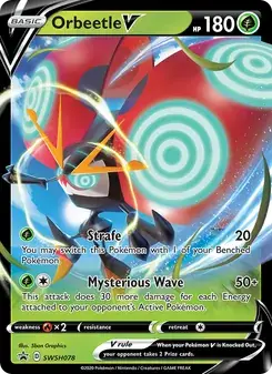 Orbeetle V SWSH078 SWSH Black Star Promos Pokémon card