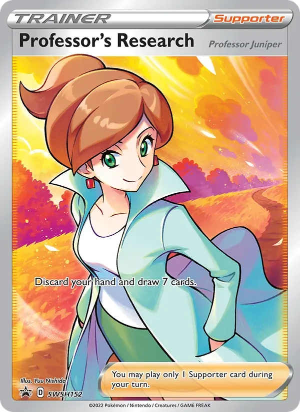 Carte Pokémon Professor's Research SWSH152 SWSH Black Star Promos