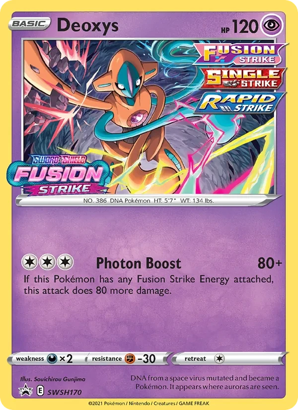 Carte Pokémon Deoxys SWSH170 SWSH Black Star Promos
