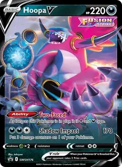 Hoopa V SWSH176 SWSH Black Star Promos Pokémon card