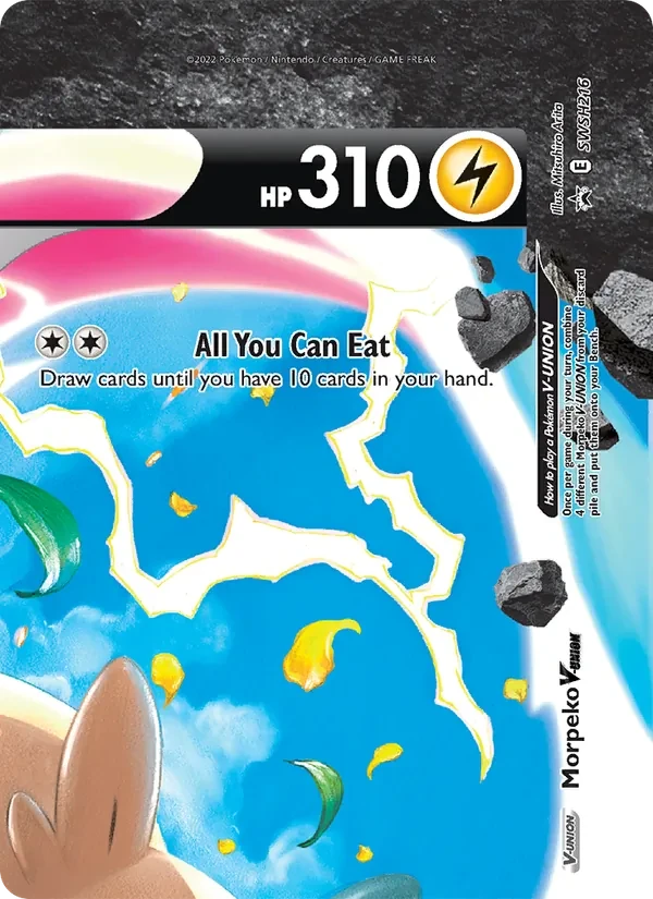 Morpeko V-UNION SWSH216 SWSH Black Star Promos Pokémon Karte