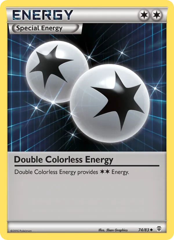 Double Colorless Energy 74/83 Generations Pokémon Karte