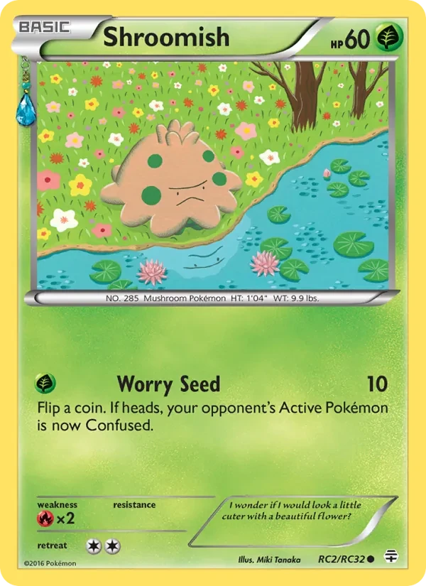 Shroomish RC2 Generations Pokémon card