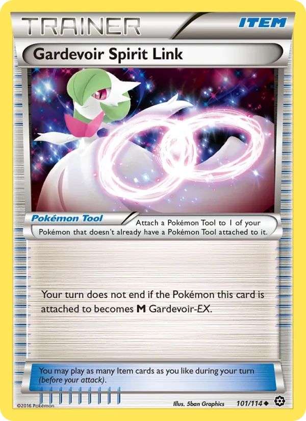 Carte Pokémon Gardevoir Spirit Link 101/114 Steam Siege