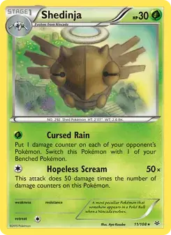 Shedinja 11/108 Roaring Skies Pokémon card