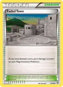 Faded Town 73/98 Ancient Origins Pokémon card