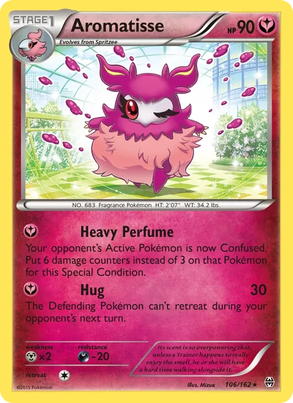 Aromatisse 106/162 BREAKthrough Pokémon card