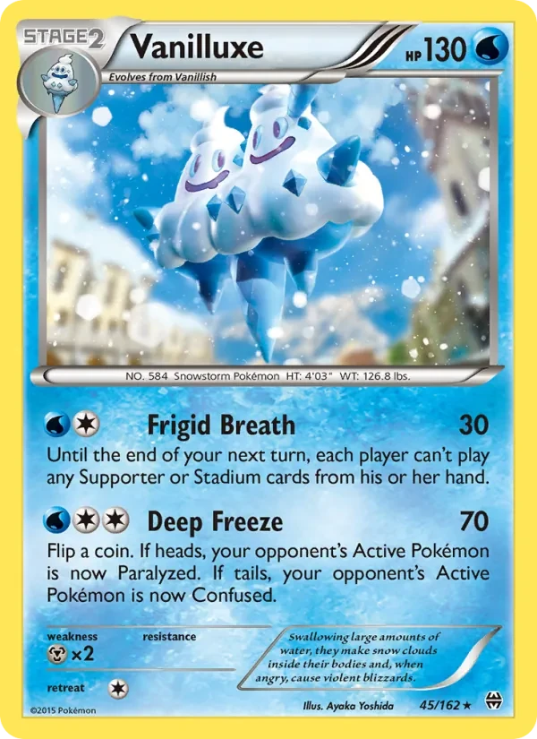 Vanilluxe 45/162 BREAKthrough Pokémon kaart