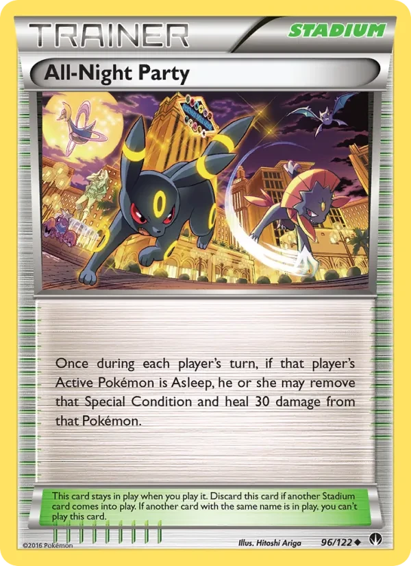 All-Night Party 96/122 BREAKpoint Pokémon card