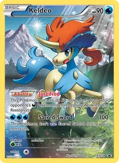 Keldeo XY118 XY Black Star Promos Pokémon card