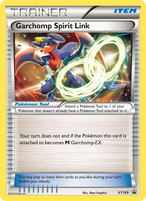 Garchomp Spirit Link XY169 XY Black Star Promos Pokémon card