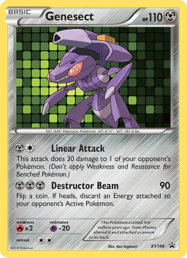 Genesect XY196 XY Black Star Promos Pokémon card