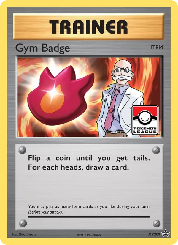 Gym Badge XY209 XY Black Star Promos Pokémon Karte