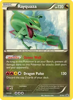 Rayquaza XY64 XY Black Star Promos Pokémon card
