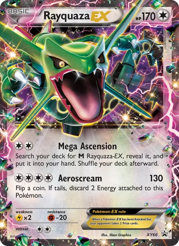 Rayquaza EX XY66 XY Black Star Promos Pokémon Karte