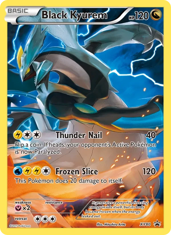 Black Kyurem XY80 XY Black Star Promos Pokémon Karte